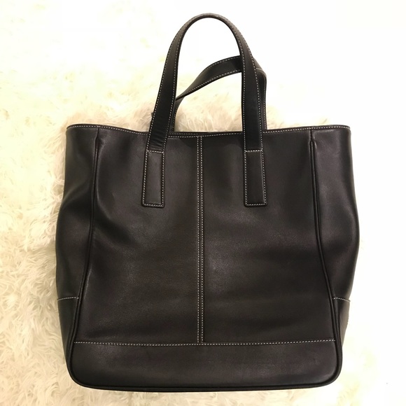 Coach Handbags - Coach Tote Authentic Black/brown leather